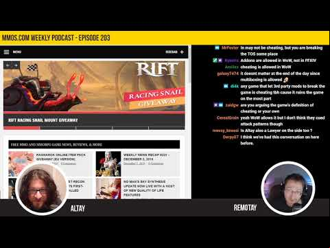 mmos.bingoextra.net Podcast - Episode 203: Cheating in MMOs, Lost Ark, SpatialOS, &amp; More